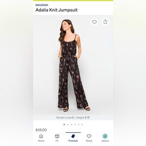 Kaileigh Adalia Knit Jumpsuit